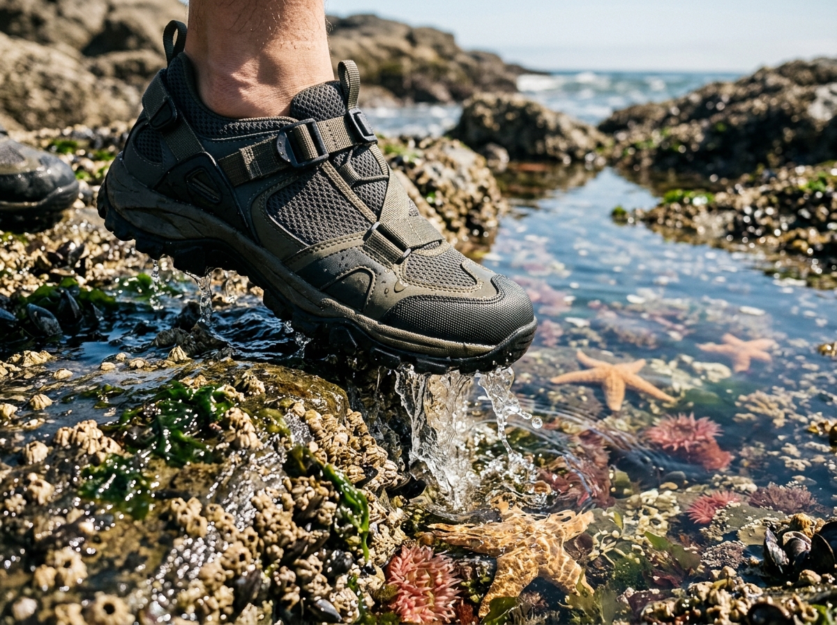 Heading to rocky shores? Learn how to choose the best durable water shoes for tide pools and reefs, featuring top traction, quick-dry mesh, and thick soles.
